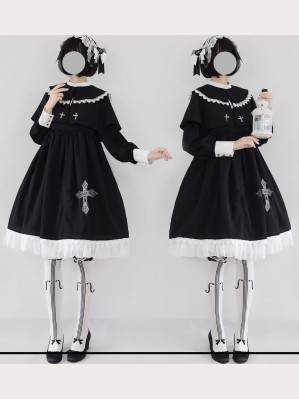 Souffle Song Nun Gothic Lolita Dress OP (SS935)